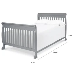 Million Dollar Baby Toddler Rails|Cribs & Mattresses>Twin/Full Size Bed Conversion Kit - Grey Finish