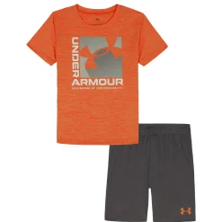 Kids/BOY Under Armour Twist Logo Short Set 4-7y