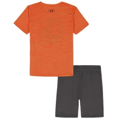 Kids/BOY Under Armour Twist Logo Short Set 4-7y