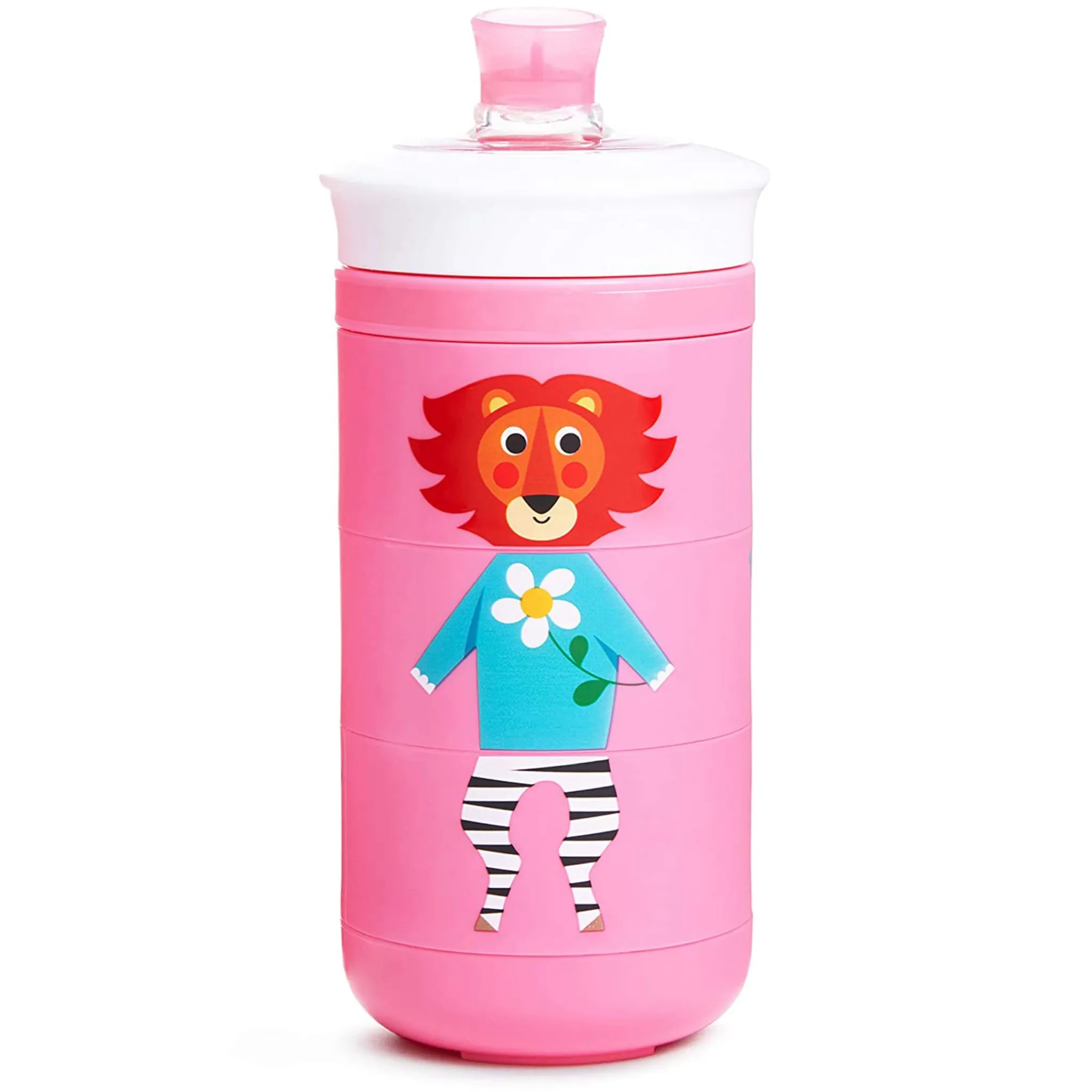 Kids Munchkin Twisty 9oz Sippy Cup - Pink Animal