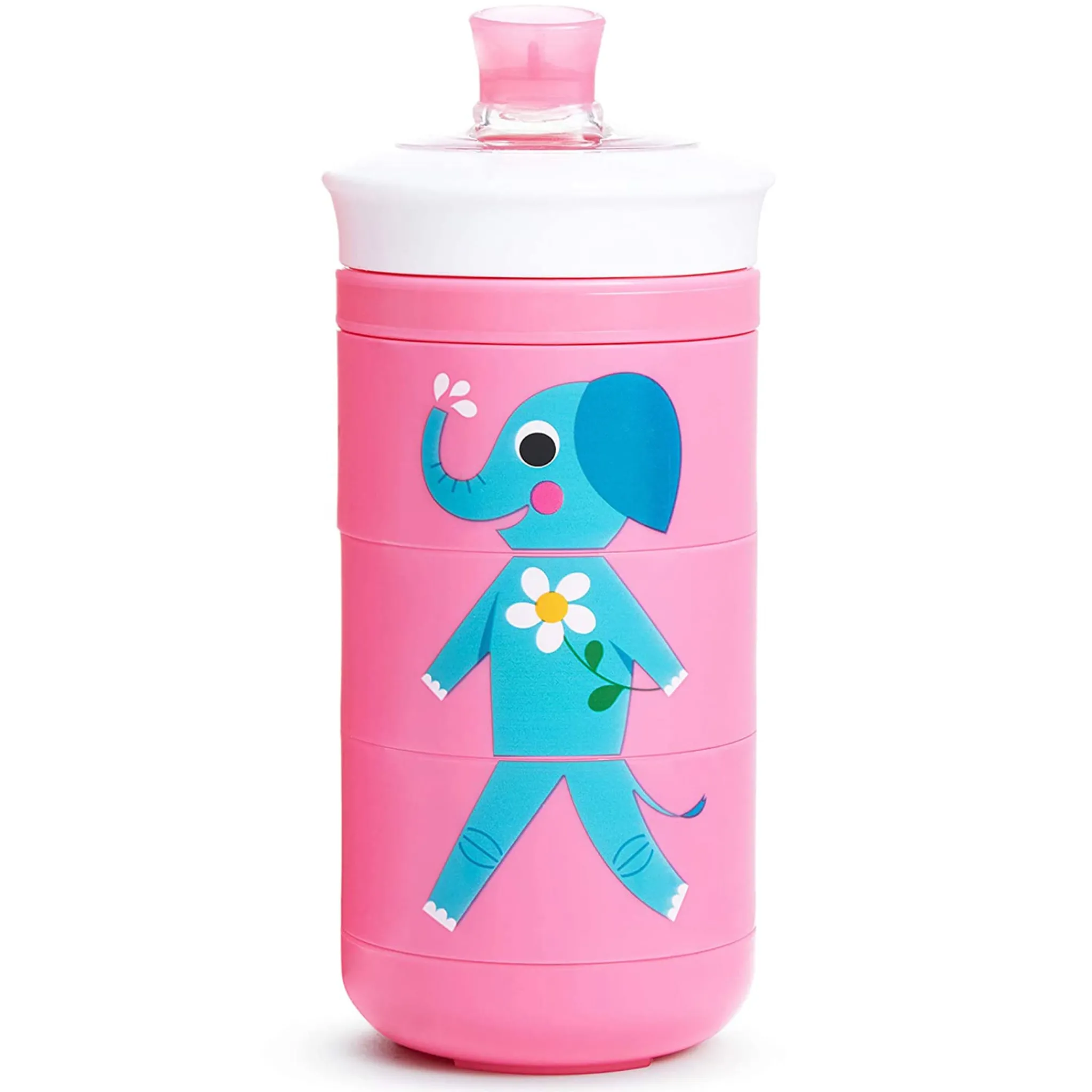 Kids Munchkin Twisty 9oz Sippy Cup - Pink Animal