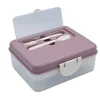 Kids Melii Two Tier Bento - Pink