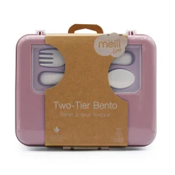 Kids Melii Two Tier Bento - Pink