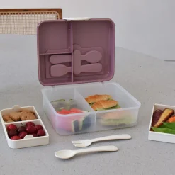 Kids Melii Two Tier Bento - Pink