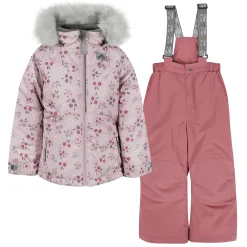 Kids Perlimpinpin Two-Piece Snowsuit Flowers 2-6 years