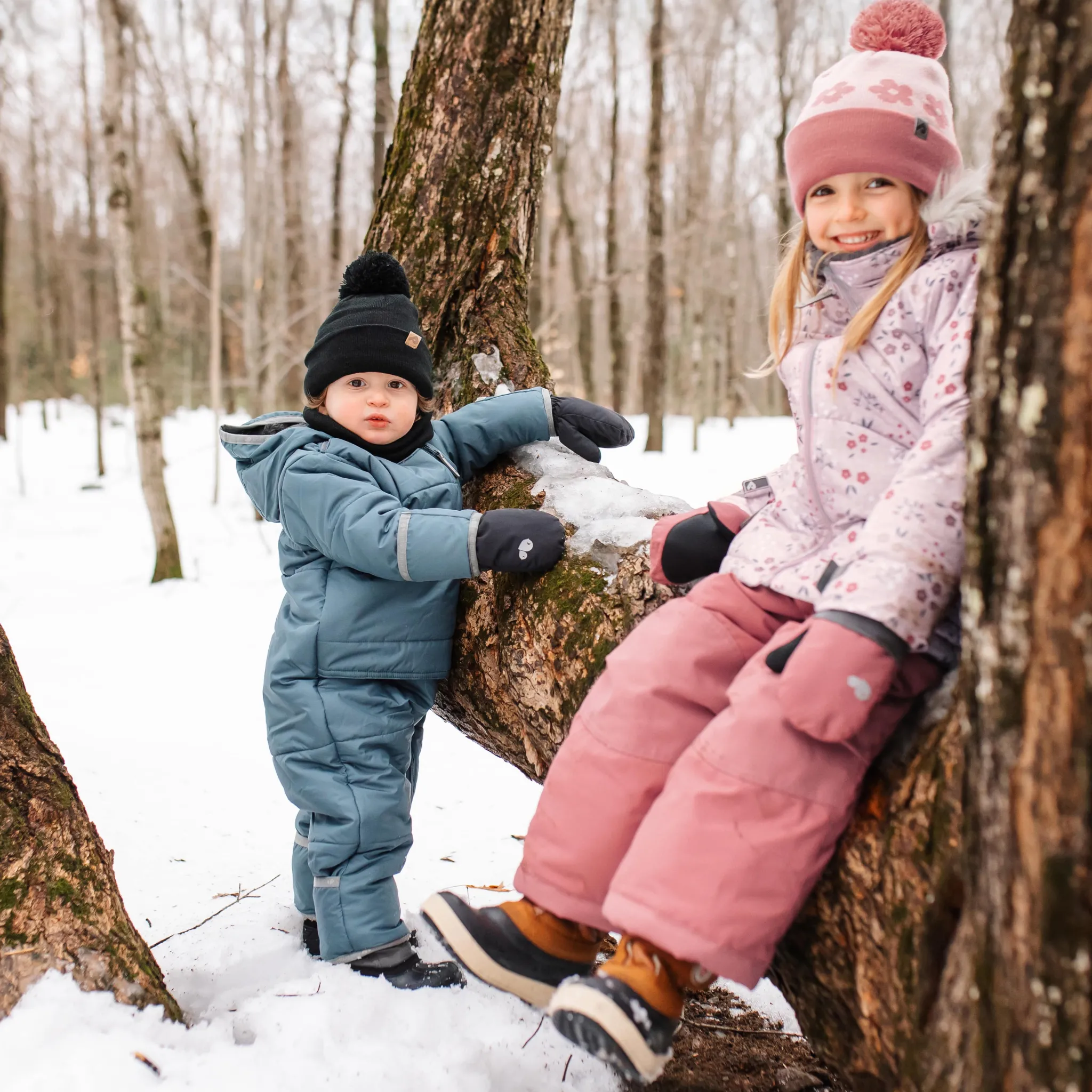 Kids Perlimpinpin Two-Piece Snowsuit Flowers 2-6 years