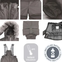 Kids Perlimpinpin Two-Piece Snowsuit Flowers 2-6 years