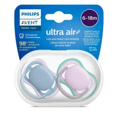Philips Avent Ultra Air Pacifier 6-18m(2) - Lilac