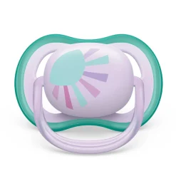 Philips Avent Ultra Air Pacifier 0-6m Lilac Sun/Green Rainbow 2-pack