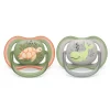 Philips Avent Pacifiers & Clips|Pacifiers & Clips>Ultra Air Pacifier 6-18m Orange Turtle / Green Whale 2-pack