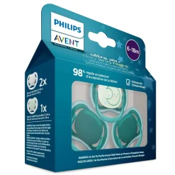 Philips Avent Ultra Air Pacifier Night (3) - Opal