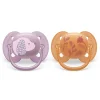 Philips Avent Ultra Soft Pacifier 6-18m Violet Puppy / Orange Leaves 2-pack