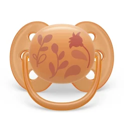 Philips Avent Ultra Soft Pacifier 6-18m Violet Puppy / Orange Leaves 2-pack