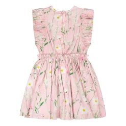 Kids Deux par Deux Dresses & Rompers>Under My Straw Hat Dress 3-6