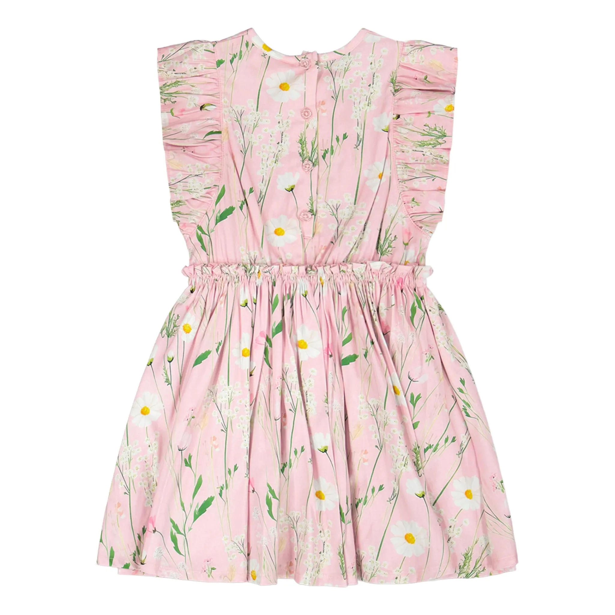 Kids Deux par Deux Dresses & Rompers>Under My Straw Hat Dress 3-6