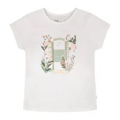 Kids Deux par Deux Tops>Under My Straw Hat T-shirt 3-6
