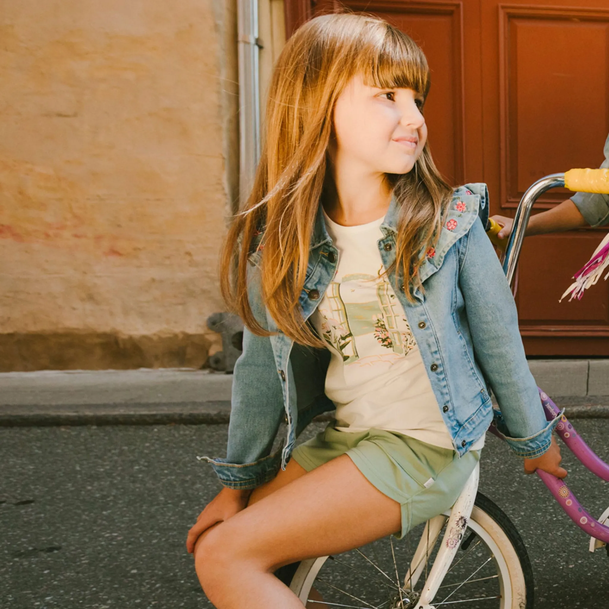 Kids Deux par Deux Tops>Under My Straw Hat T-shirt 3-6
