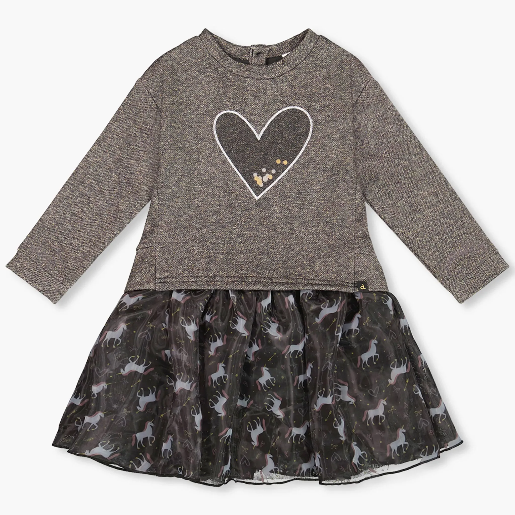 Kids Deux par Deux Unicorn Dress 3-6