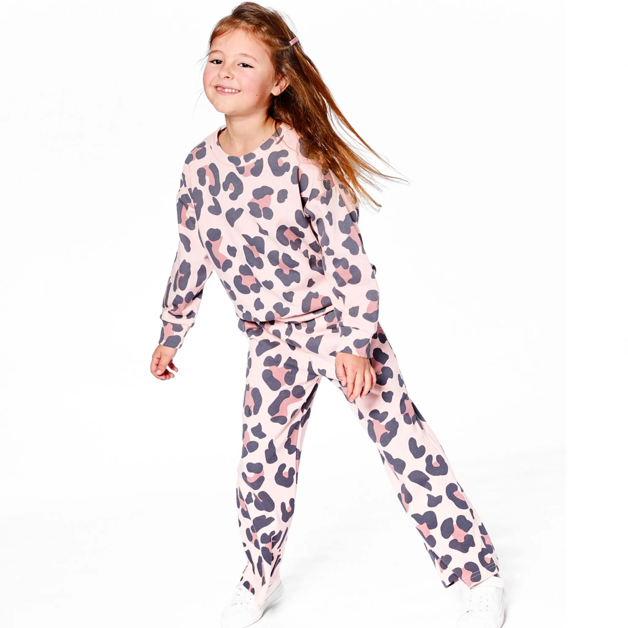 Kids Deux par Deux Unicorn Leopard Sweatshirt 3-6