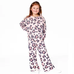 Kids Deux par Deux Unicorn Leopard Sweatshirt 3-6