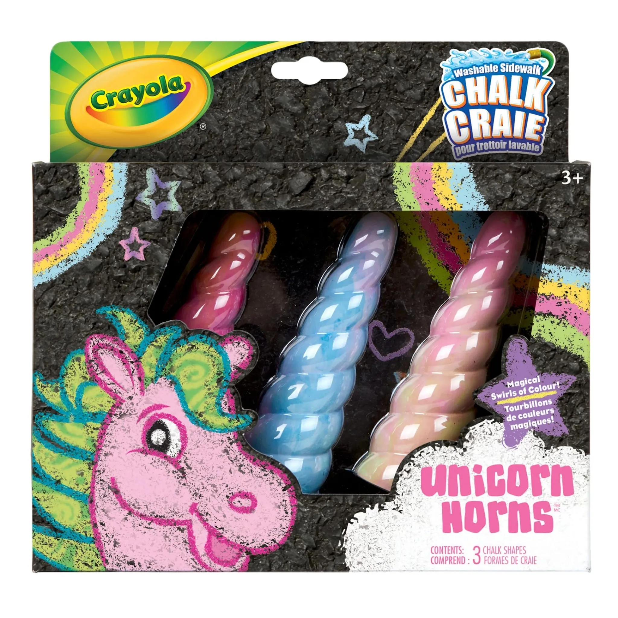 Kids Crayola Unicorn Sidewalk Chalk (3)