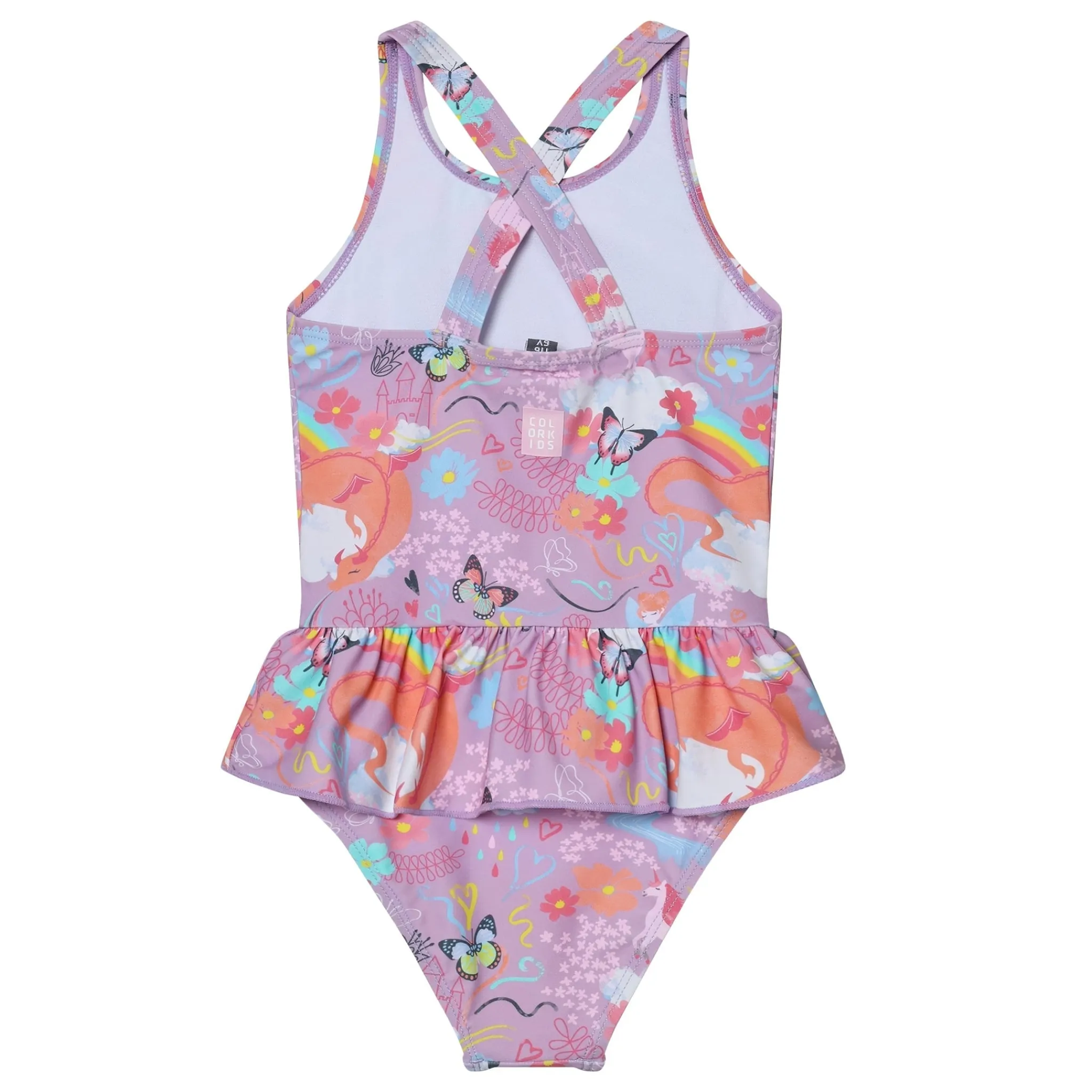 Kids Color Kids Unicorn World Uv Swimsuit 2-8
