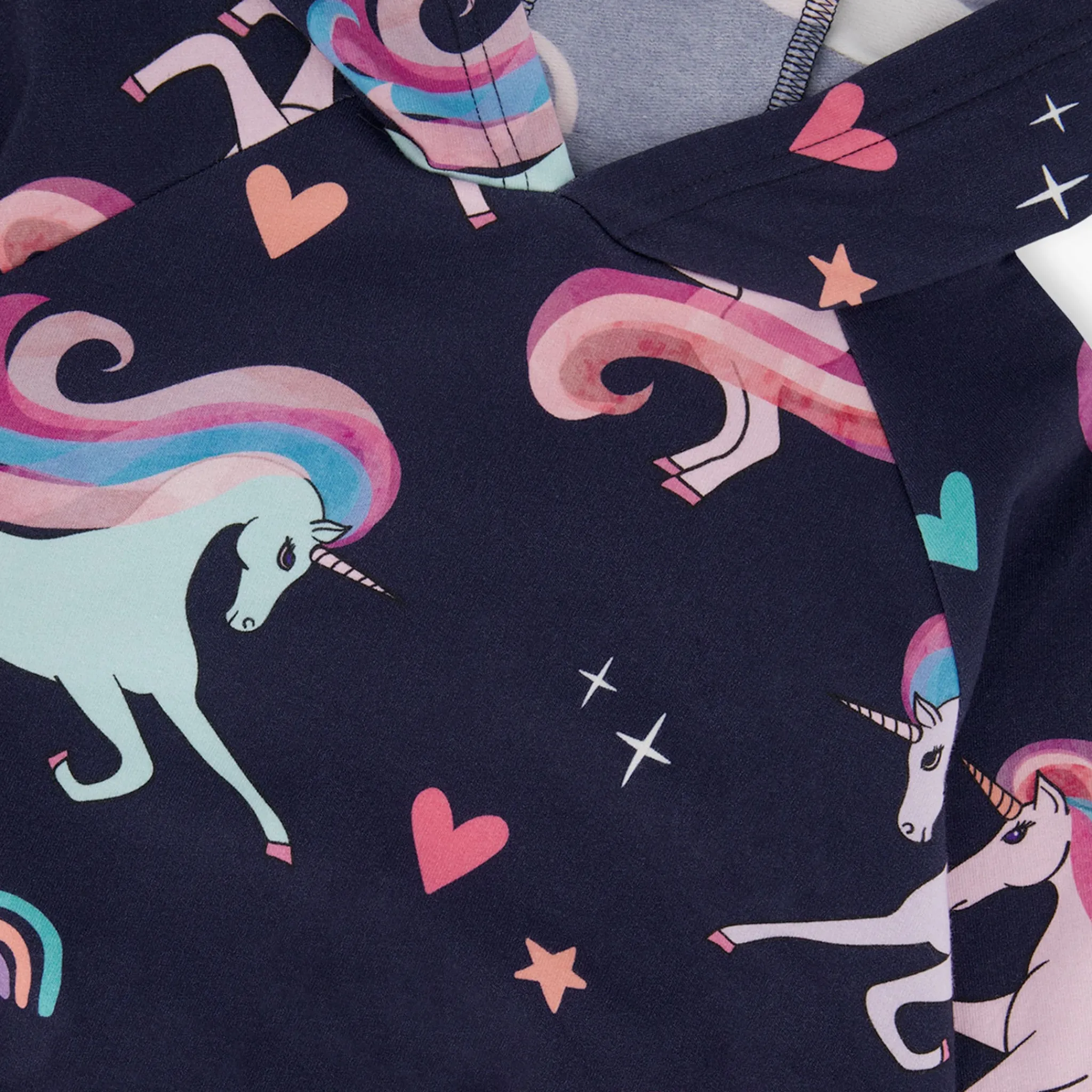 Kids Deux par Deux Fleeces And Sweatshirts|Tops>Unicorns Hoodie 7-10