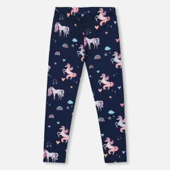 Kids Deux par Deux Unicorns Legging 7-10