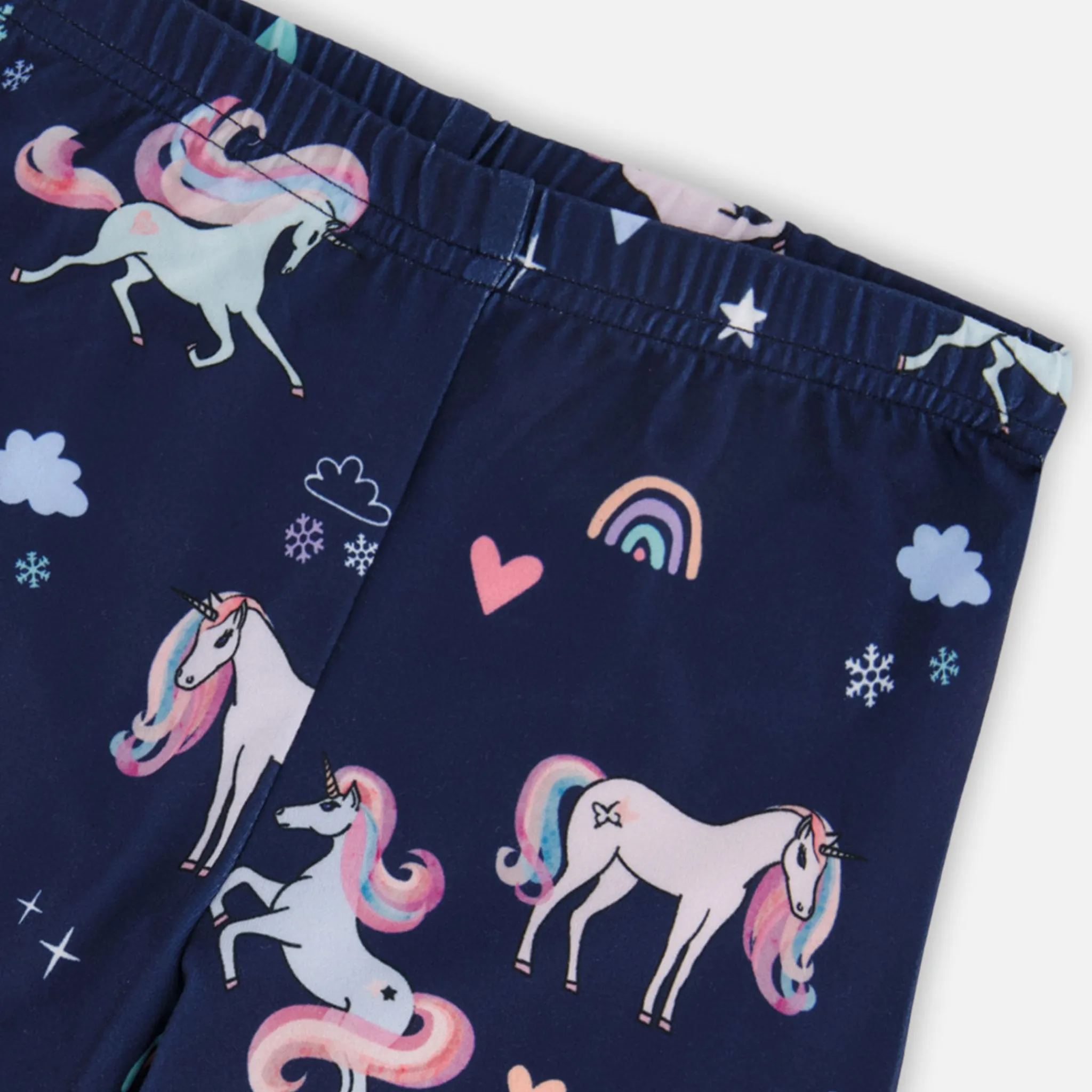 Kids Deux par Deux Unicorns Legging 7-10