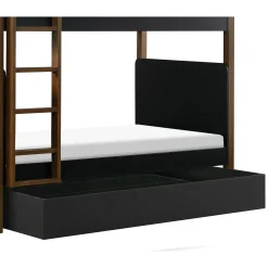 Million Dollar Baby Universal Twin Storage Trundle Bed - Black
