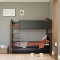 Million Dollar Baby Universal Twin Storage Trundle Bed - Black