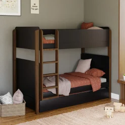 Million Dollar Baby Universal Twin Storage Trundle Bed - Black
