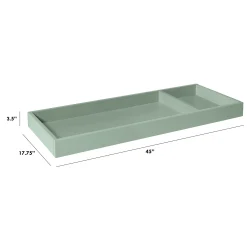Million Dollar Baby Universal Wide Removable Changing Tray - Light Sage