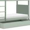 Million Dollar Baby Twin, Full & Queen Beds>Universel Twin Storage Trumble Bed - Sage