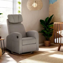 Jaymar BB Gliders & Rocking Chairs|Gliders & Rocking Chairs>Upholstered Rocking Armchair Swivel, Glider, Recliner Hailey - Arlo Beige