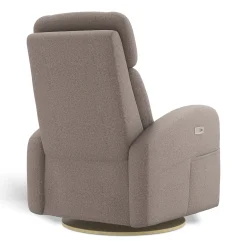 Jaymar BB Upholstered Rocking Armchair Swivel, Glider, Recliner Hailey - Arlo Beige Motorized Electric