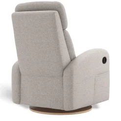 Jaymar BB Upholstered Rocking Armchair Swivel, Glider, Recliner Hailey - Arlo Pearl