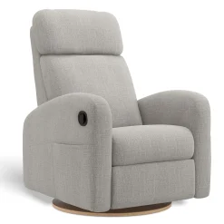 Jaymar BB Gliders & Rocking Chairs|Gliders & Rocking Chairs>Upholstered Rocking Armchair Swivel, Glider, Recliner Hailey - Nubia Silver