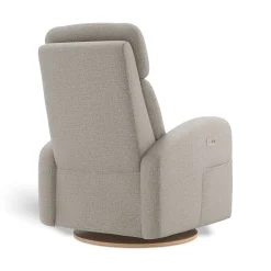 Jaymar BB Upholstered Rocking Armchair Swivel, Glider, Recliner Hailey - Breather Driftwood Motorized Electric