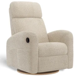 Jaymar BB Gliders & Rocking Chairs|Gliders & Rocking Chairs>Upholstered Rocking Armchair Swivel, Glider, Recliner Hailey - Puppy Sand