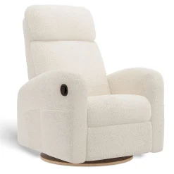 Jaymar BB Upholstered Rocking Armchair Swivel, Glider, Recliner Hailey - Puppy Pearl