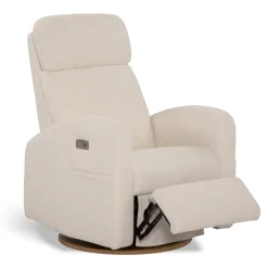Jaymar BB Upholstered Rocking Armchair Swivel, Glider, Recliner Hailey - Henequen Motorized Electric