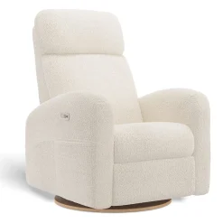 Jaymar BB Gliders & Rocking Chairs|Gliders & Rocking Chairs>Upholstered Rocking Armchair Swivel, Glider, Recliner Hailey - Puppy Pearl Motorized Electric