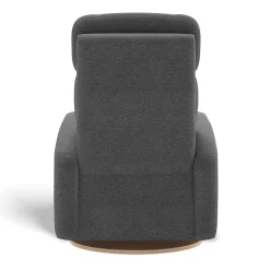 Jaymar BB Upholstered Rocking Armchair Swivel, Glider, Recliner Hailey - Nexus Charcoal Motorized Electric