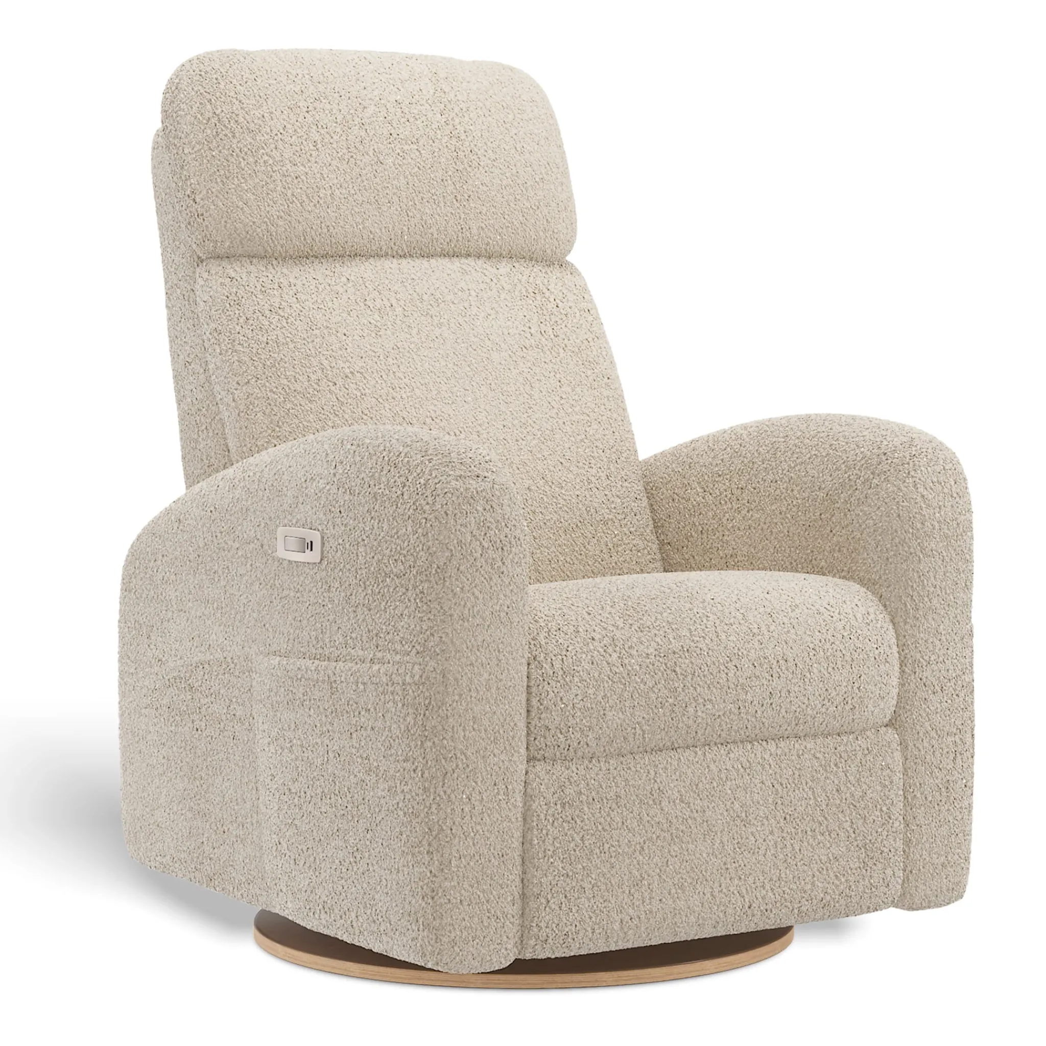 Jaymar BB Gliders & Rocking Chairs|Gliders & Rocking Chairs>Upholstered Rocking Armchair Swivel, Glider, Recliner Hailey - Puppy Sand Motorized Electric