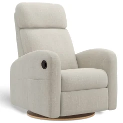 Jaymar BB Upholstered Rocking Armchair Swivel, Glider, Recliner Hailey - Nubia Ivory