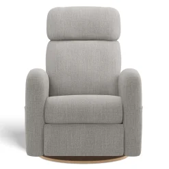 Jaymar BB Gliders & Rocking Chairs|Gliders & Rocking Chairs>Upholstered Rocking Armchair Swivel, Glider, Recliner Hailey - Nubia Silver Motorized Electric