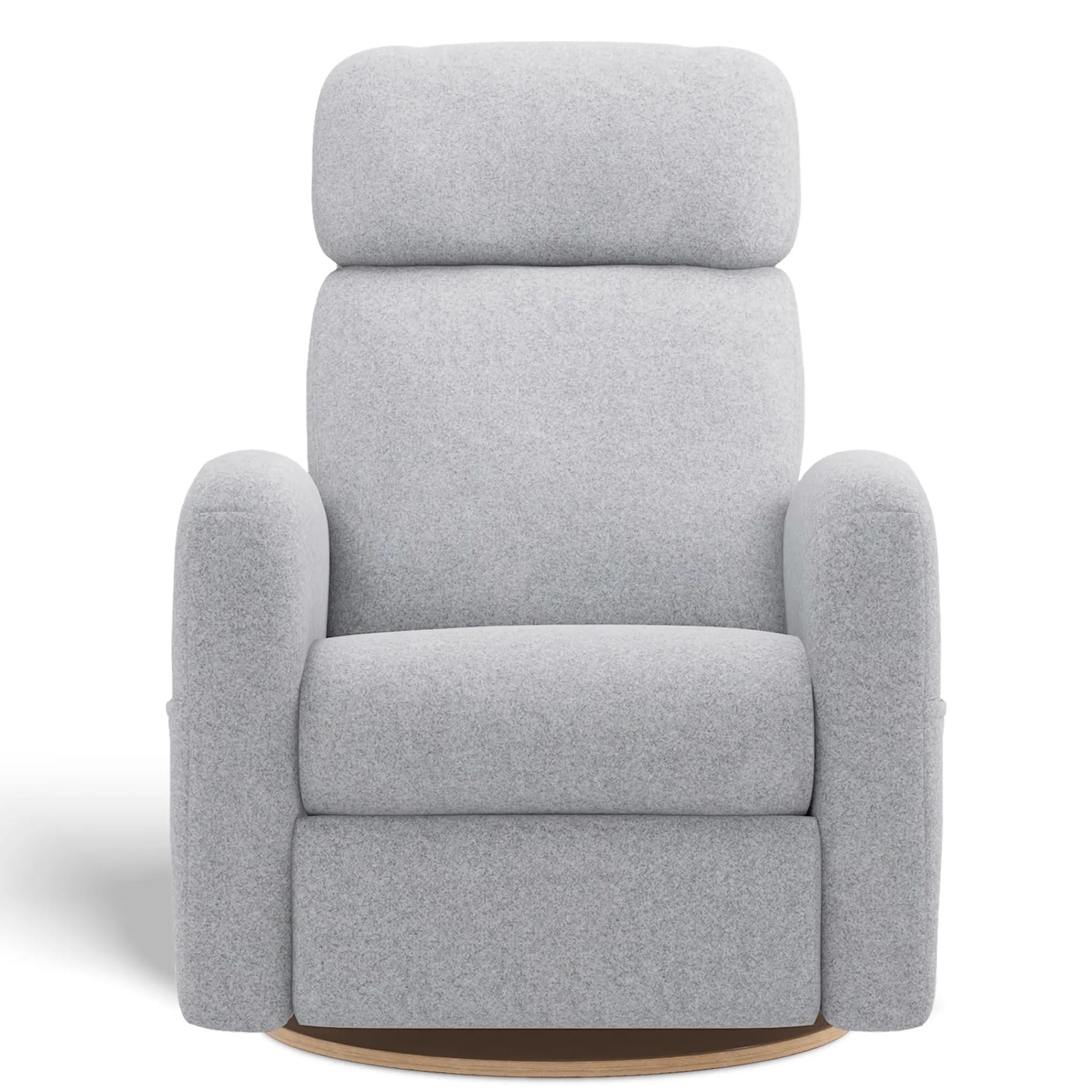 Jaymar BB Gliders & Rocking Chairs|Gliders & Rocking Chairs>Upholstered Rocking Armchair Swivel, Glider, Recliner Hailey - Arlo Heather Silver Motorized Electric