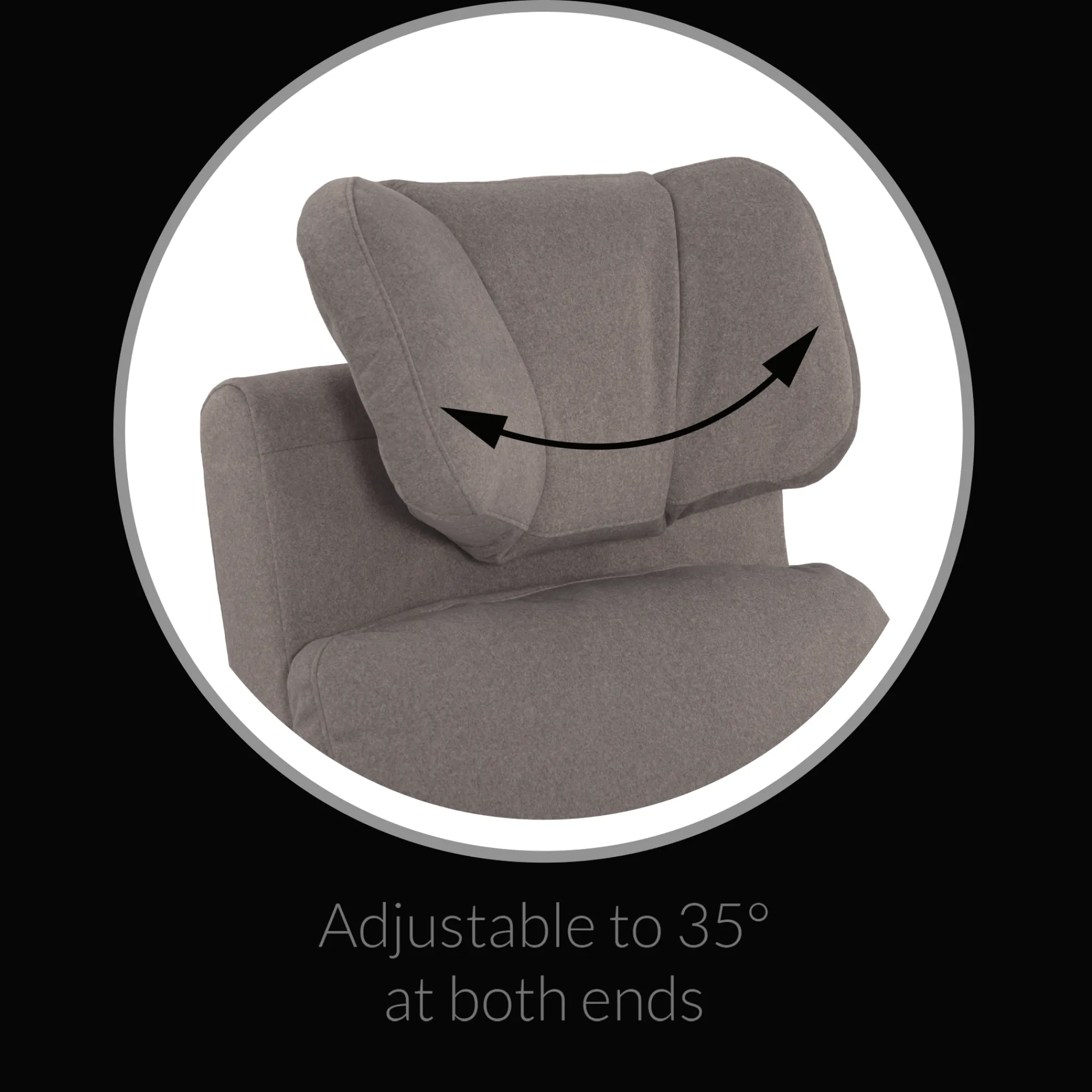 Jaymar BB Gliders & Rocking Chairs|Gliders & Rocking Chairs>Upholstered Rocking Armchair Swivel, Glider, Recliner Hailey - Arlo Heather Silver Motorized Electric
