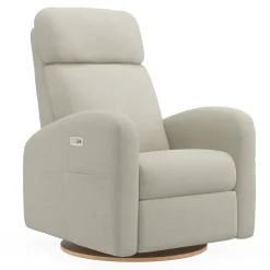 Jaymar BB Gliders & Rocking Chairs|Gliders & Rocking Chairs>Upholstered Rocking Armchair Swivel, Glider, Recliner Hailey - Como Sand Motorized Electric